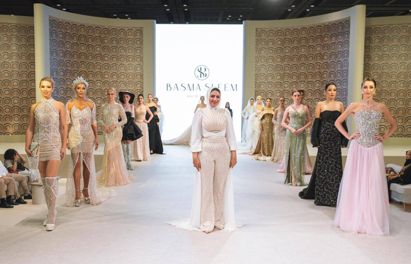 المصممة المصرية بسمة سليم تتألق في أهم عروض الأزياء بدبي