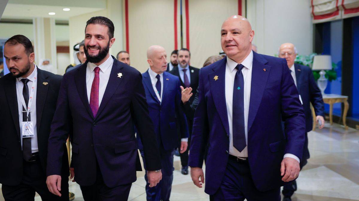 ابرز النقاط التي تم تناولها بين الرئيسين عون والشرع في الدوحة!