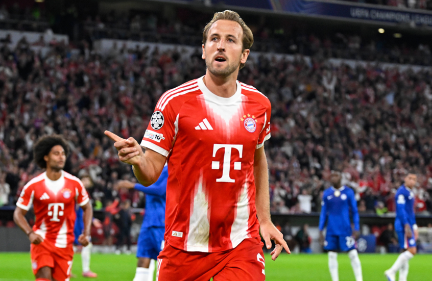 هاري كين يقود بايرن ميونيخ للفوز على تشيلسي في دوري أبطال أوروبا