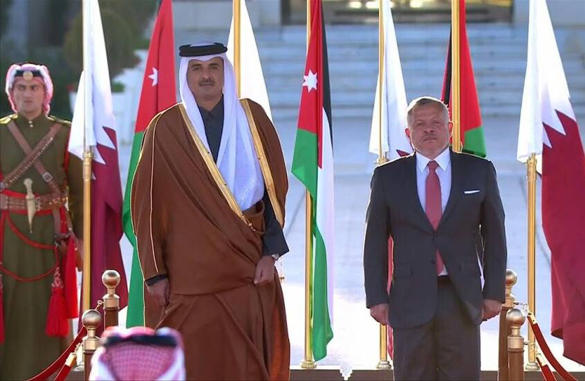 أمير قطر في الأردن