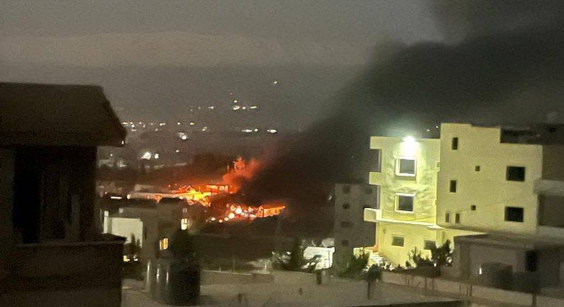 شهيدان في الغارة 