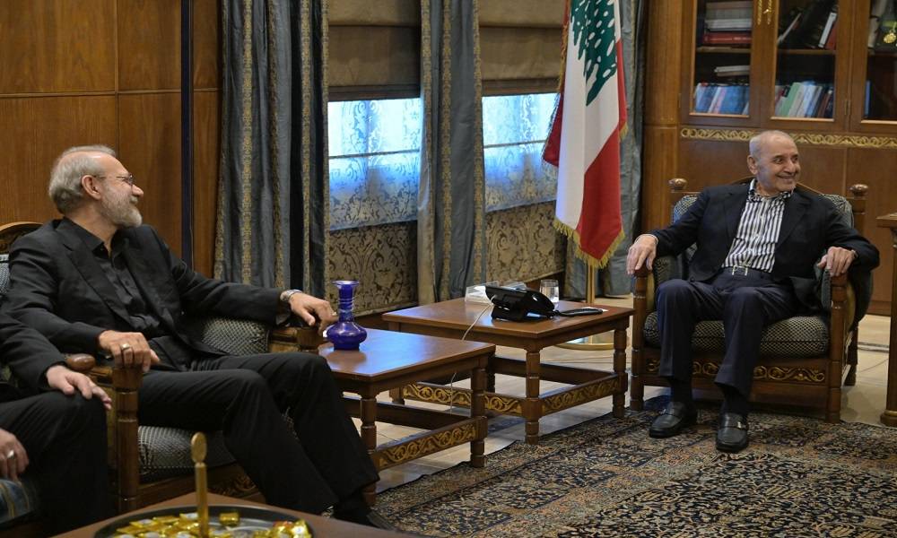 في ذكرى اغتيال نصرالله.. لاريجاني في بيروت: نشيد بمبادرة قاسم