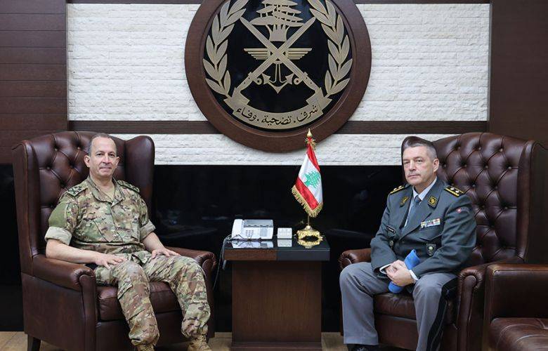 رئيس بعثة فريق الأمم المتّحدة لمراقبة الهدنة
بحث المستجدات مع بري ولاوندس