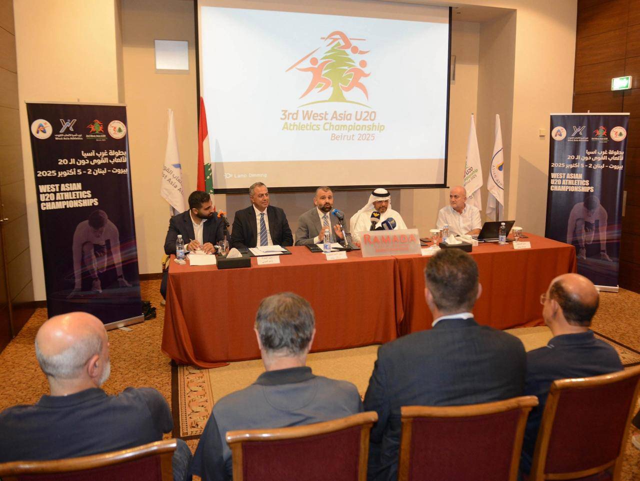 افتتاح بطولة غرب آسيا بالعاب القوى بعد ظهر الخميس... مؤتمر صحافي وكلمات للعنزي وسعادة والحولي وبجاني