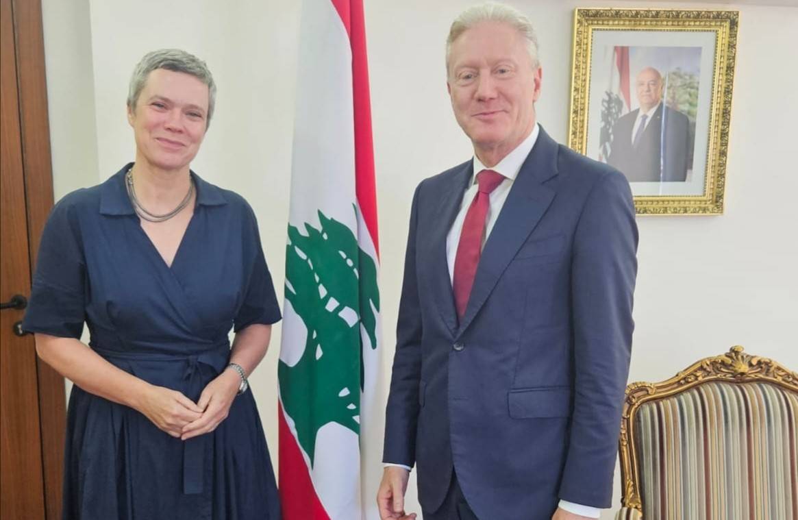 وزير الخارجية بحث مع سفيرة الاتحاد الأوروبي في عودة النازحين السوريين