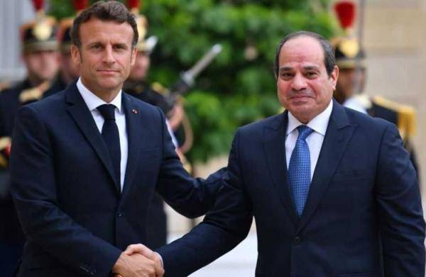 مطلب عاجل من السيسي وماكرون بشأن مفاوضات وقف حرب غزة