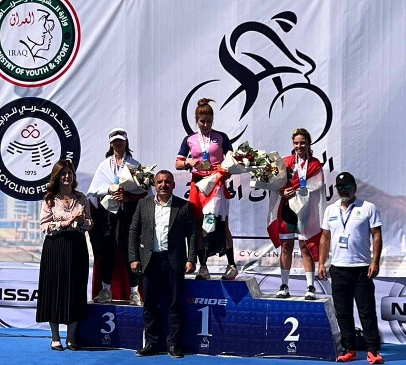دراجات هوائية: فضية للبنانية
تمارا الزين في البطولة العربية