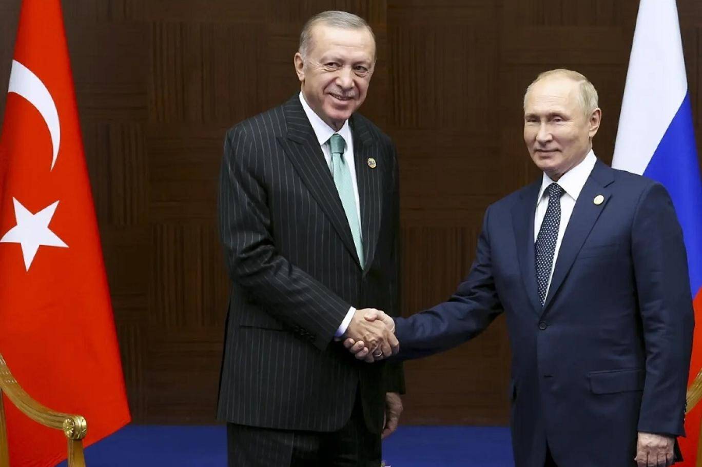 أردوغان لبوتين: تحقيق السلام بين أوكرانيا وروسيا يتطلب مزيدًا من الزخم