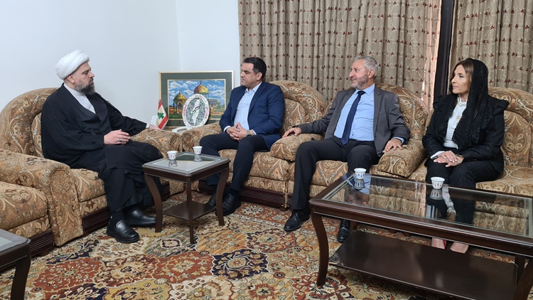 مرقص استقبل ادارة "تلفزيون لبنان" ومركز الأمم المتحدة للإعلام في بيروت