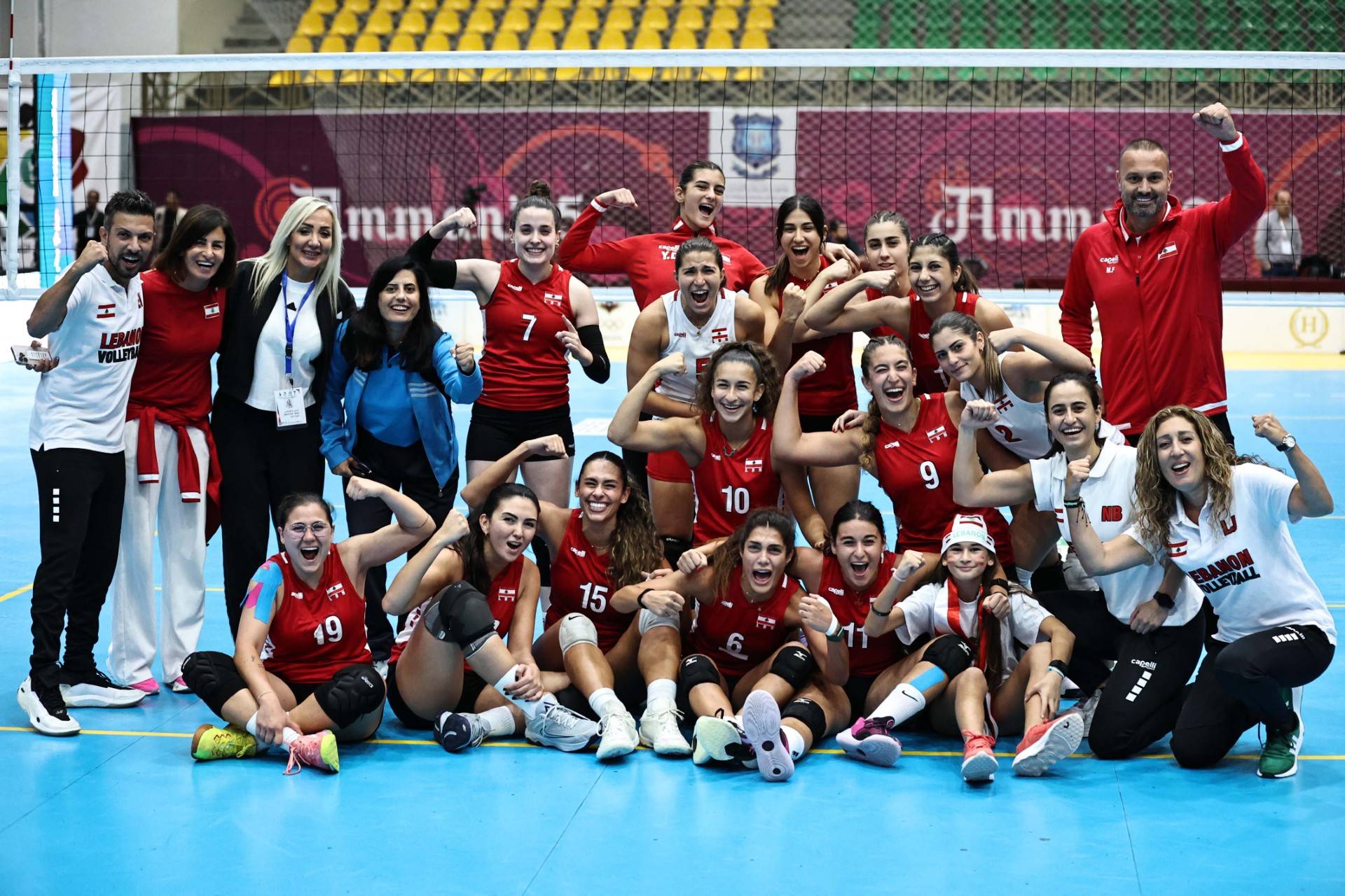 منتخب لبنان للسيدات في الكرة الطائرة
يحتفظ بلقب بطولة غرب آسيا