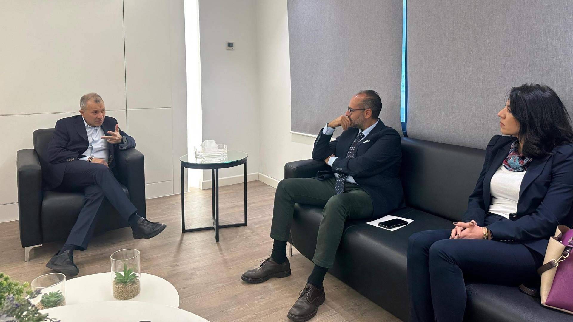 باسيل بعد لقائه معاون رئيس حزب الكتائب: لإجراء الانتخابات النيابية في موعدها