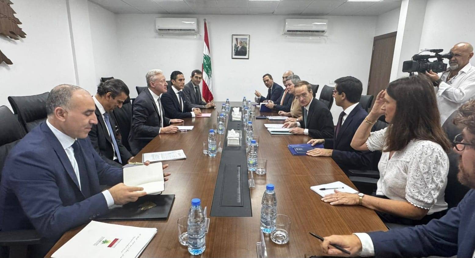 رجّي بحث مع وفد أوروبي في دعم الجيش بعد انتهاء مهام "اليونيفيل"
