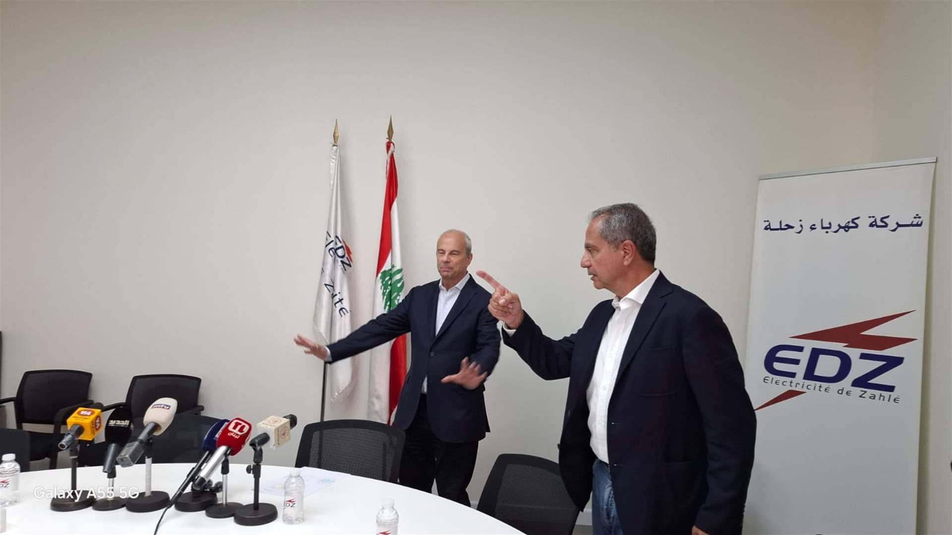 وزير الطاقة يزور شركة كهرباء زحلة: تجربة زحلة تشكّل نموذجاً يحتذى به