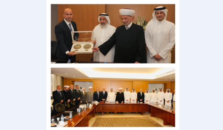 المفتي دريان والغانم زارا صندوق الزكاة واذاعة القرآن الكريم