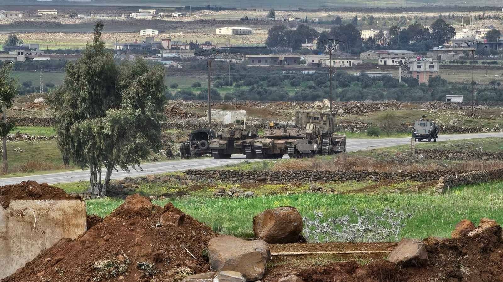 توغل اسرائيلي في ريف القنيطرة