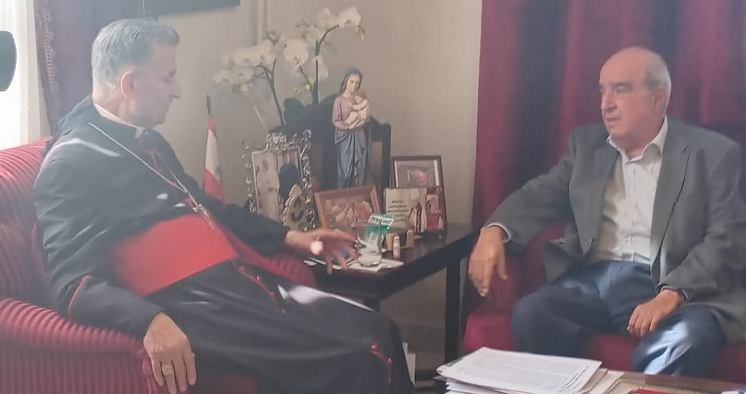 الراعي التقى وفدي "المؤسسة اللبنانية للسلم الاهلي" وجامعة الحريري