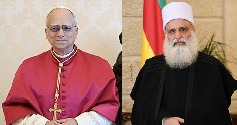 رسال من البابا الى شيخ العقل... وهذا ما تضمنته