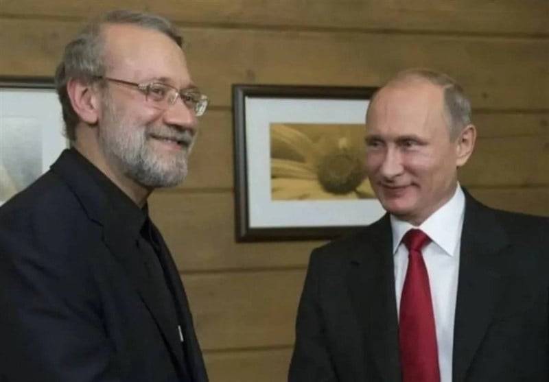 لاريجاني يسلّم بوتين رسالة من السيد خامنئي