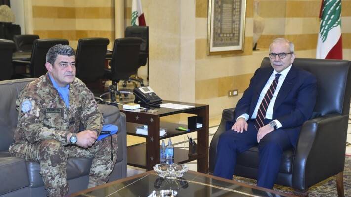 ناقش مع أبانيارا التحضيرات لمرحلة ما بعد انتهاء مُهمّة "اليونيفيل"
سلام : لاستعادة الدولة احتكارها للقوة المسلّحة
وعلى حزب الله أن يعود حزباً سياسياً بلا جناح عسكري