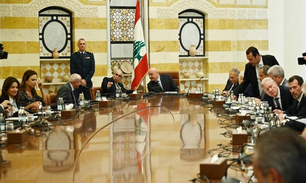 جلسة لمجلس الوزراء في بعبدا