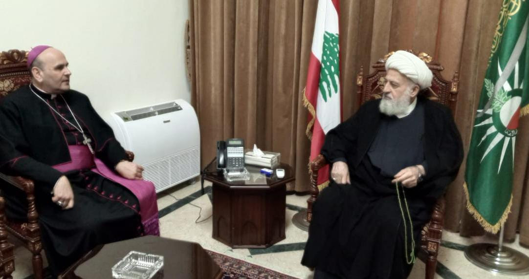 الخطيب بحث مع السفير البابوي
التحضيرات لزيارة البابا لاوون