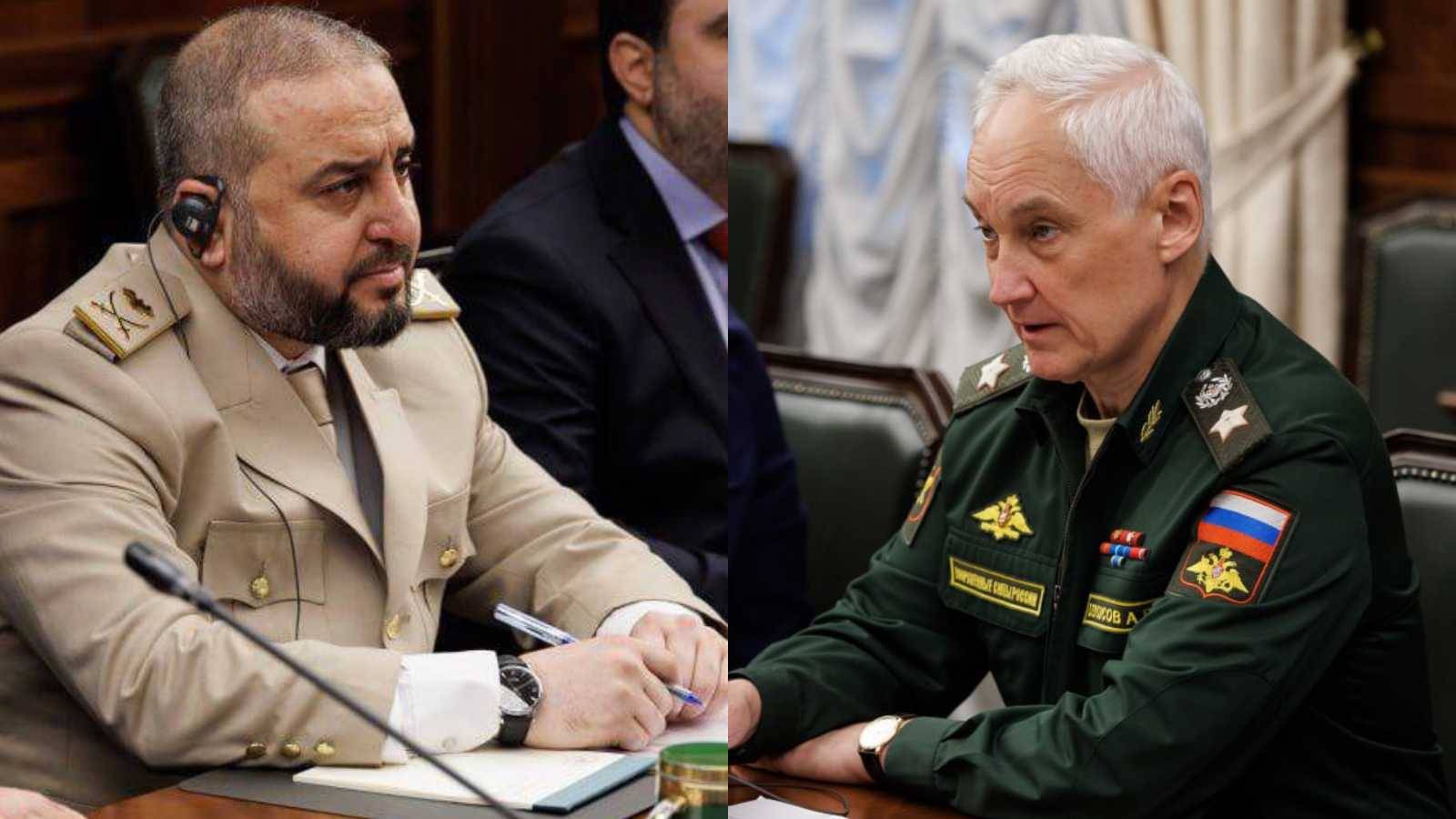 وزير الدفاع الروسي يلتقي نظيره السوري في موسكو