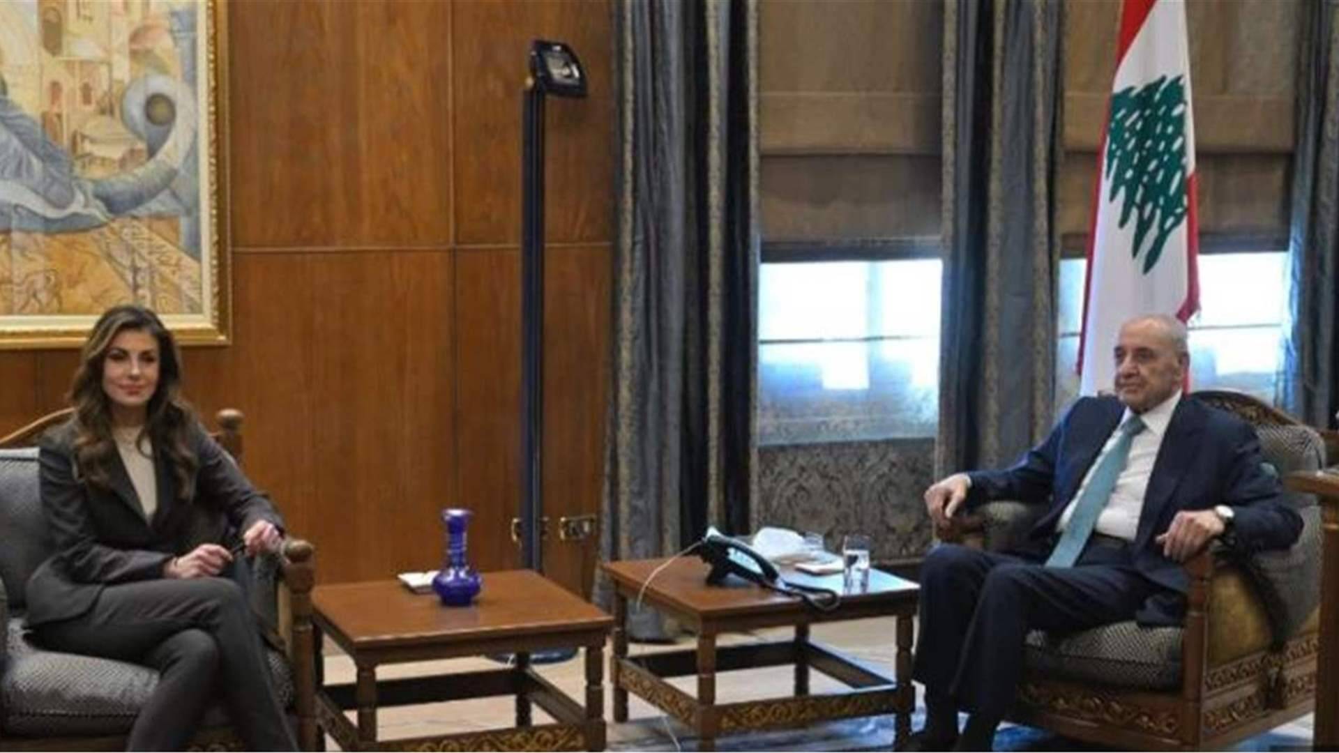تفعيل لجنة مراقبة وقف النار والتطورات الإقليمية بين بري وأورتاغوس ورشاد