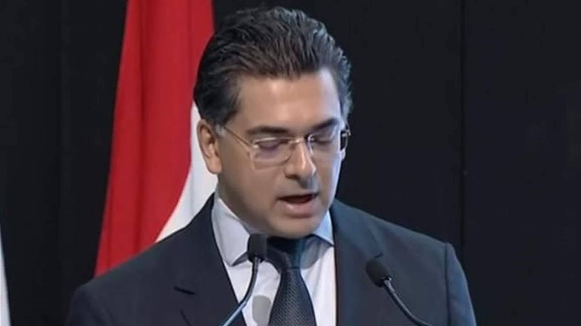 مرقص في افتتاح "الملتقى الإعلامي العربي": لبنان وطن الكلمة والحرف والحرية