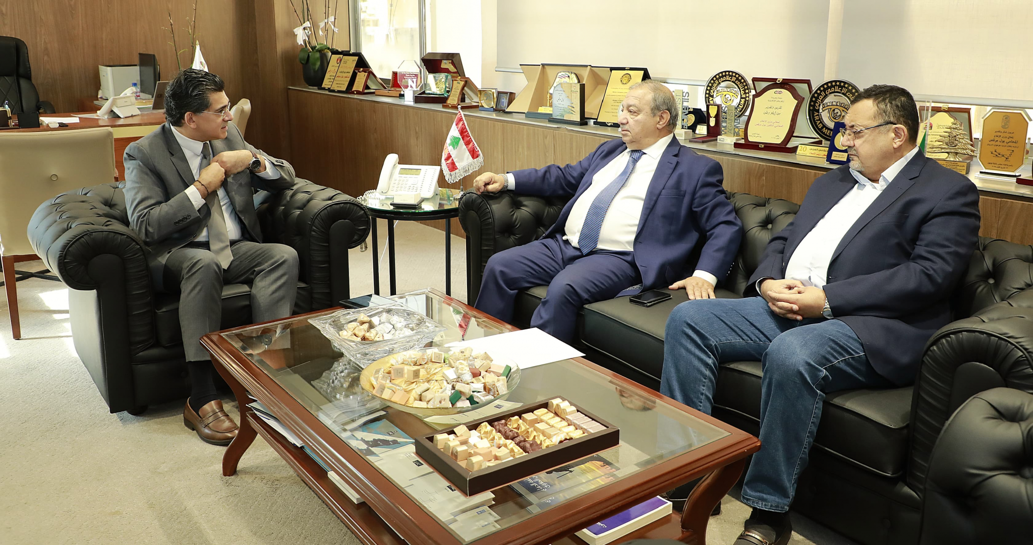مرقص يبحث والنقيب الكعكي في قانون الإعلام الجديد