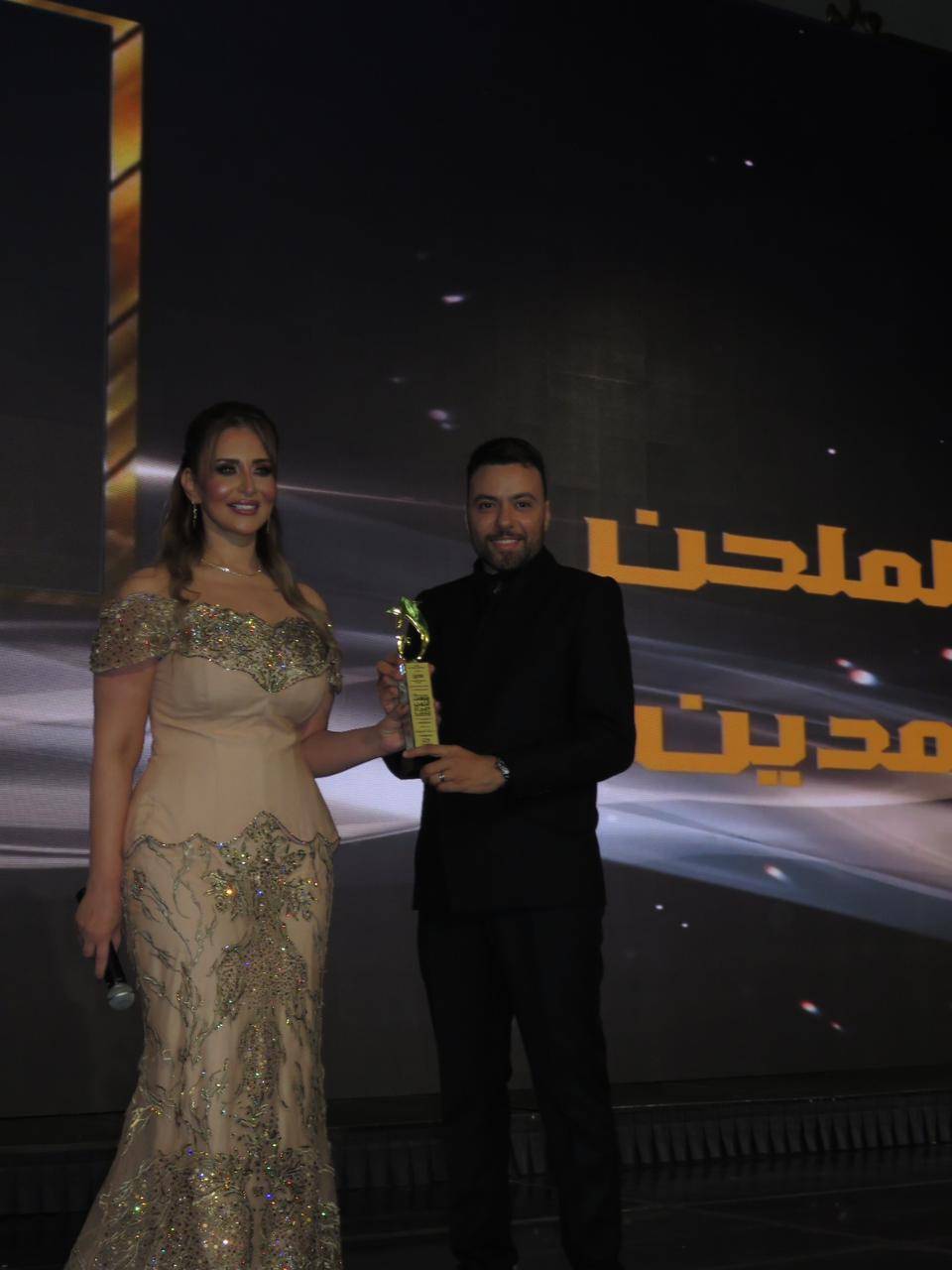 مدين يحصد تكريمًا كأفضل ملحن في ملتقى التميز والإبداع العربي ويهدي نجاحه للجمهور