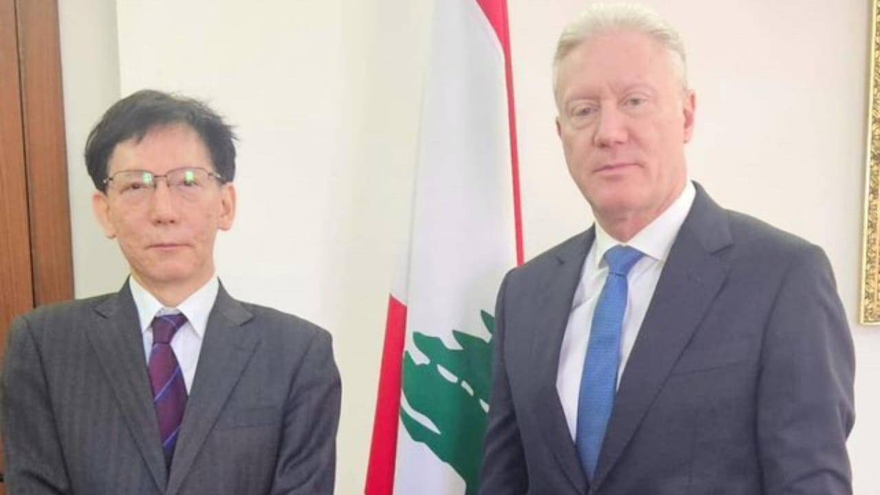 رجّي استقبل سفير اليابان في زيارة وداعيّة