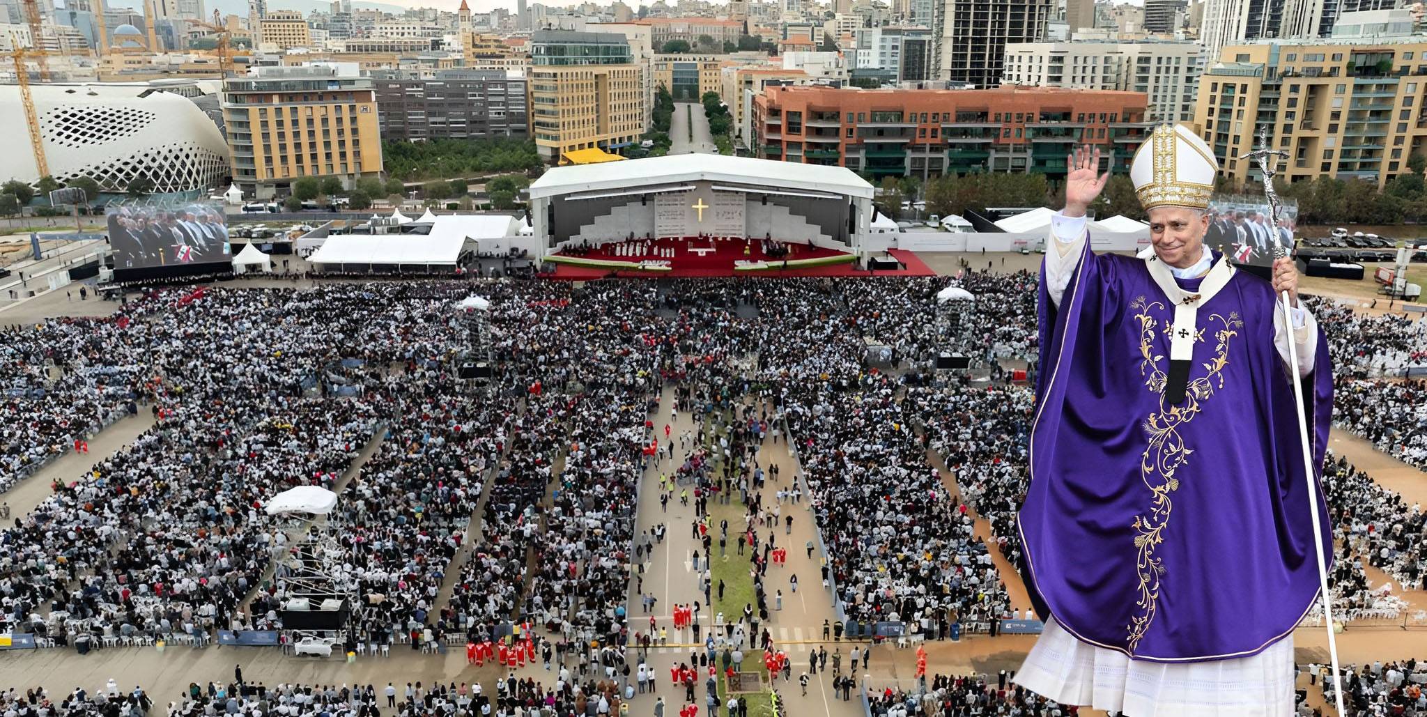 البابا مودعاً: يا لبنان قم وانهض