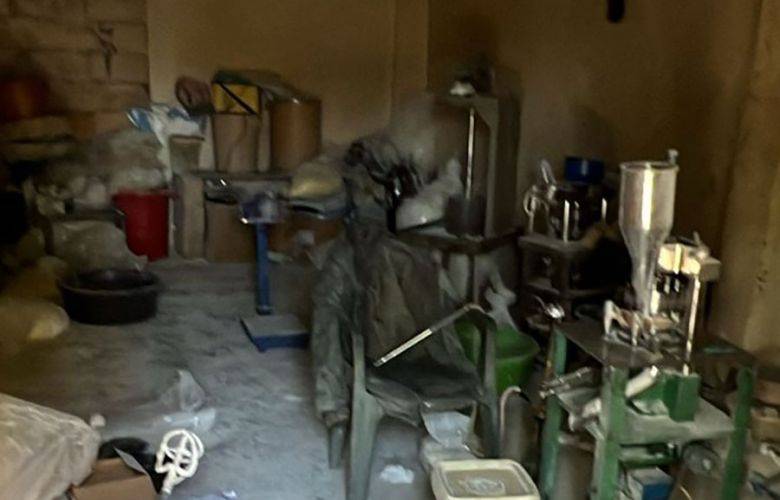 ضبط معمل لتصنيع المخدرات في بعلبك