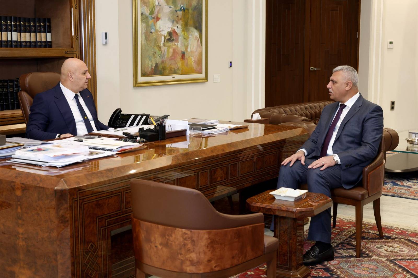 الأوضاع الأمنية بين عون وشقير