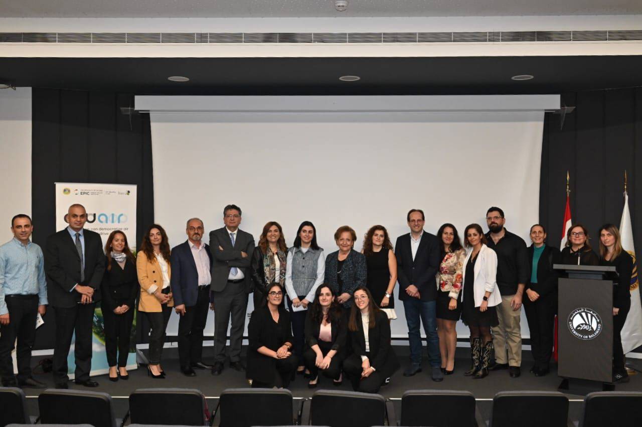 جامعة البلمند وجمعية هيرا تطلقان مشروع AWAIR لتعزيز الوعي بنوعية الهواء وتحسينها