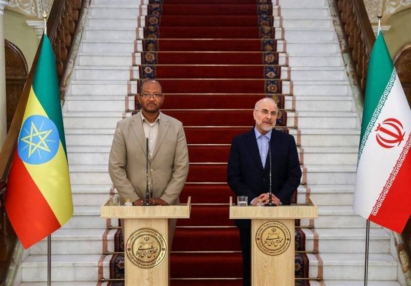 قاليباف: تطوير العلاقات بين إيران وإثيوبيا هدف مشترك