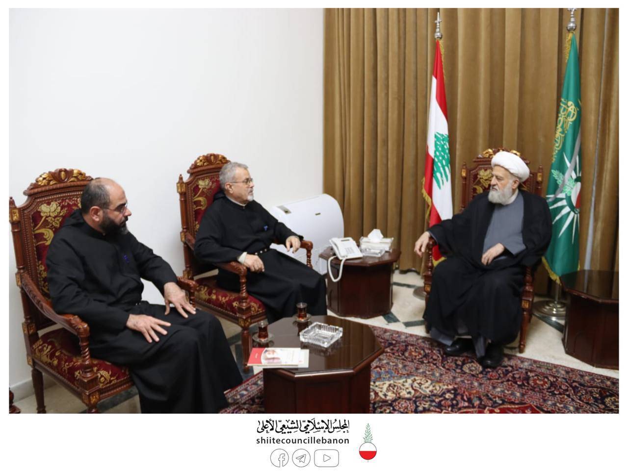 استقبل ممثلة مفوضيّة الأمم المتحدة للاجئين ووفدا من الرهبنة الأنطونيّة
الخطيب: لتوسيع المساعدات للنازحين السوريين واللبنانيين
بيلينغ: طلبنا من الدولة تسجيل النازحين السوريين الجدد