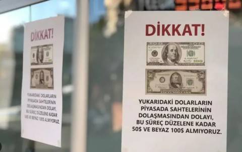 دولارات مزورة تغزو الأسواق التركية