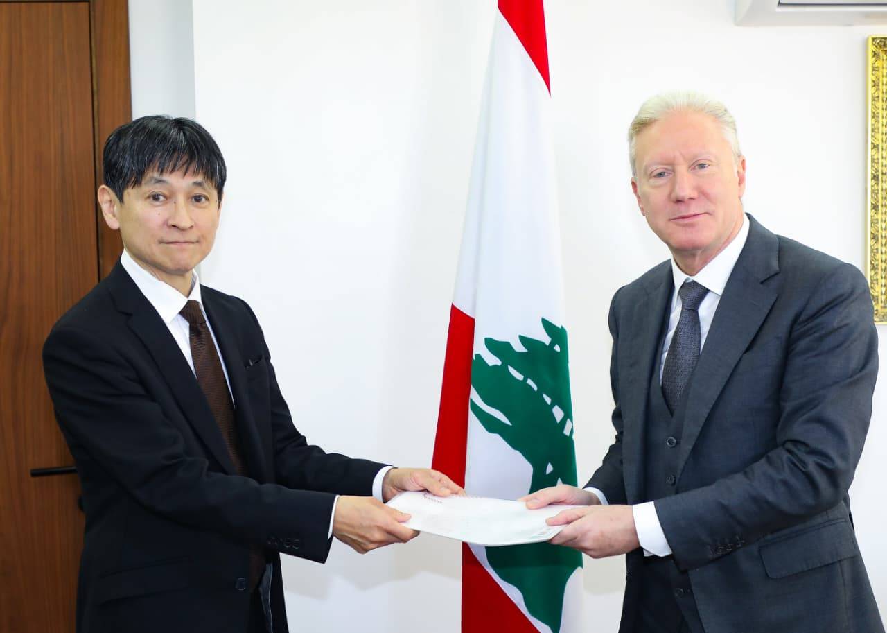 رجي يستقبل سفير اليابان