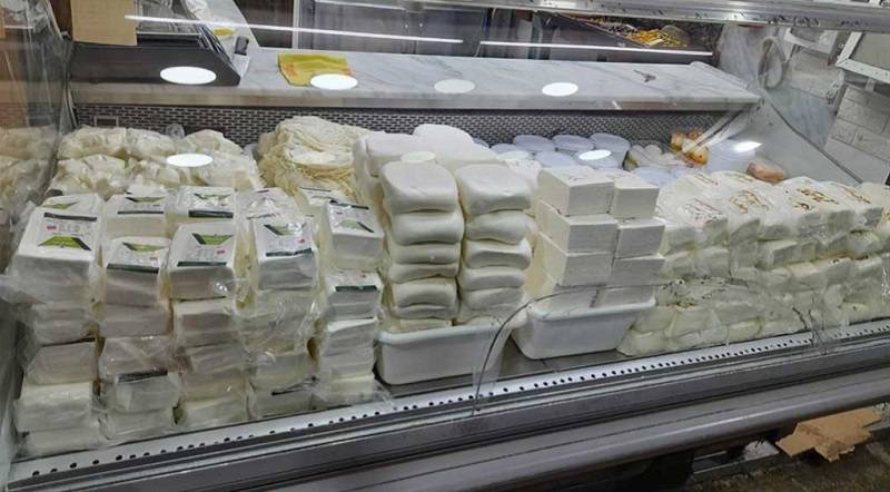 فصيلة رياق تقفل معملاً للألبان والأجبان وتضبط مواد غذائية فاسدة