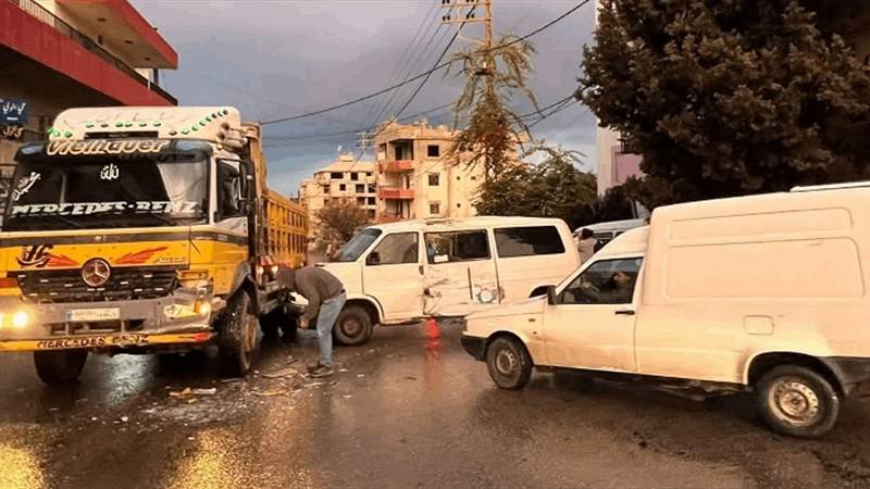 4 جرحى بحادث اصطدام في الضنية