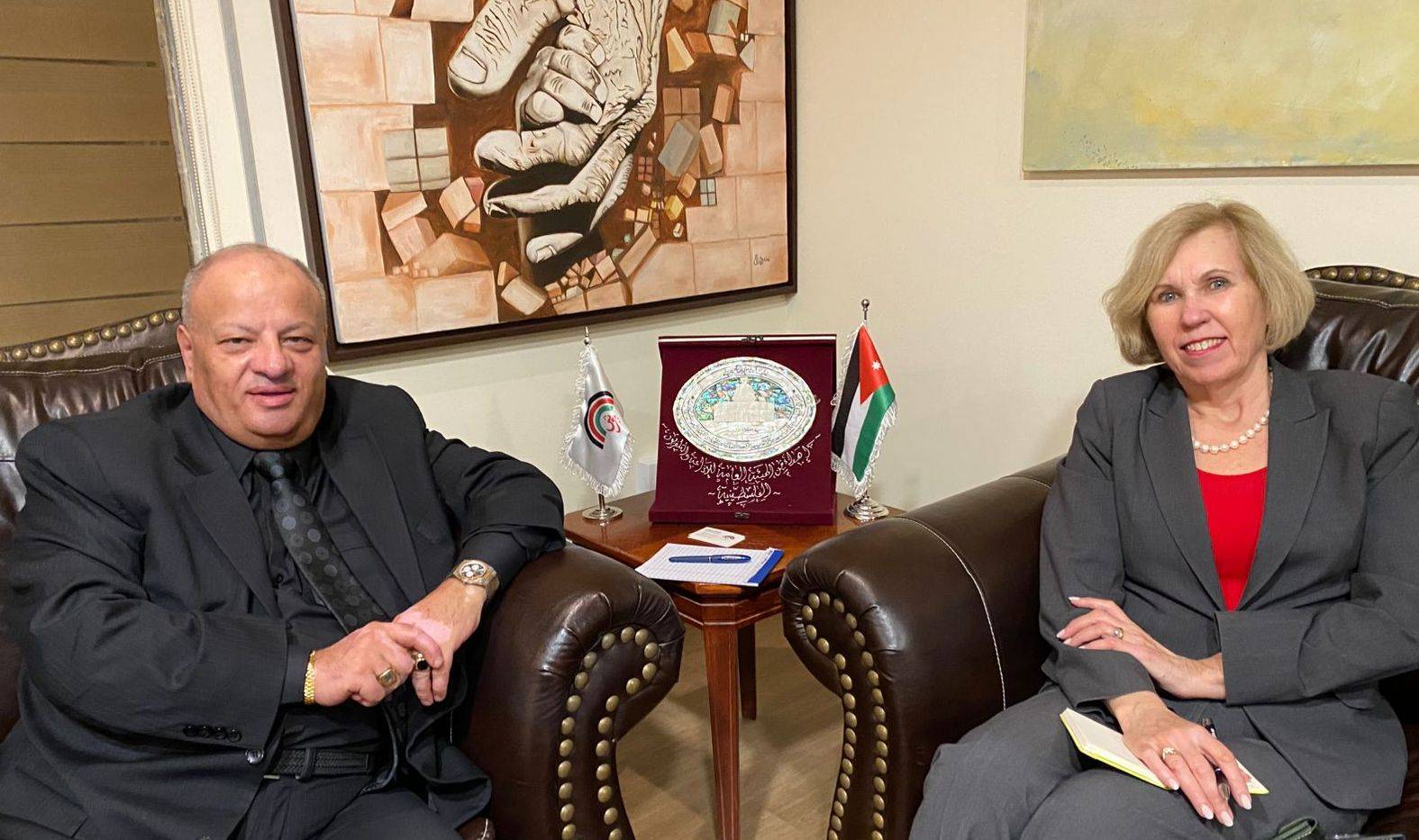 سماوي يلتقي سفيرة دولة أستراليا في الأردن