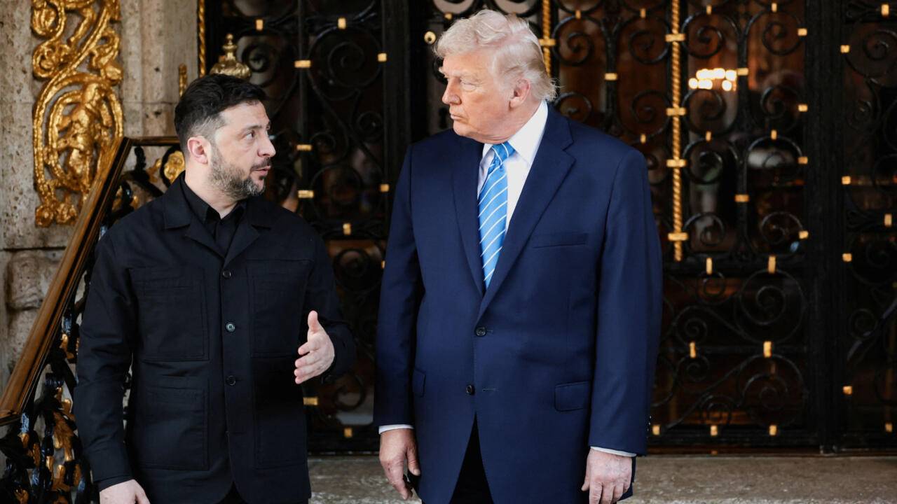 ترامب وزيلينسكي في فلوريدا...