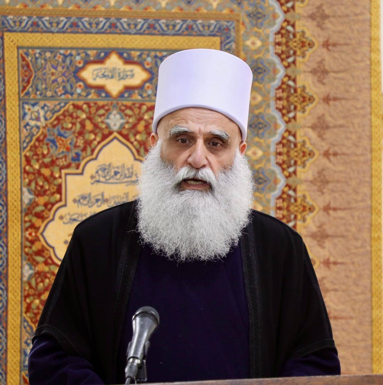 شيخ العقل: لتكن هذه الأعياد أمل لقيام وطننا من كبوته