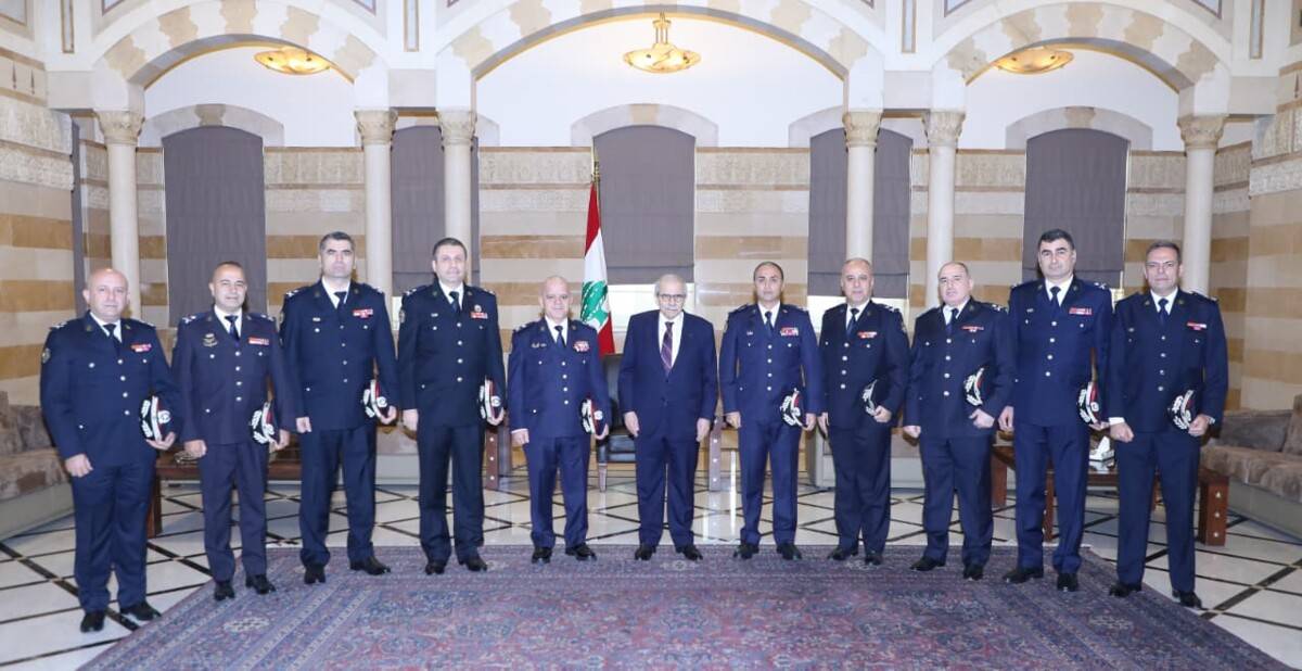 سلام يساقبل وفداً من مجلس قيادة أمن الدولة