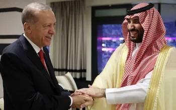 محادثة هاتفية بين اردوغان وولي العهد السعودي