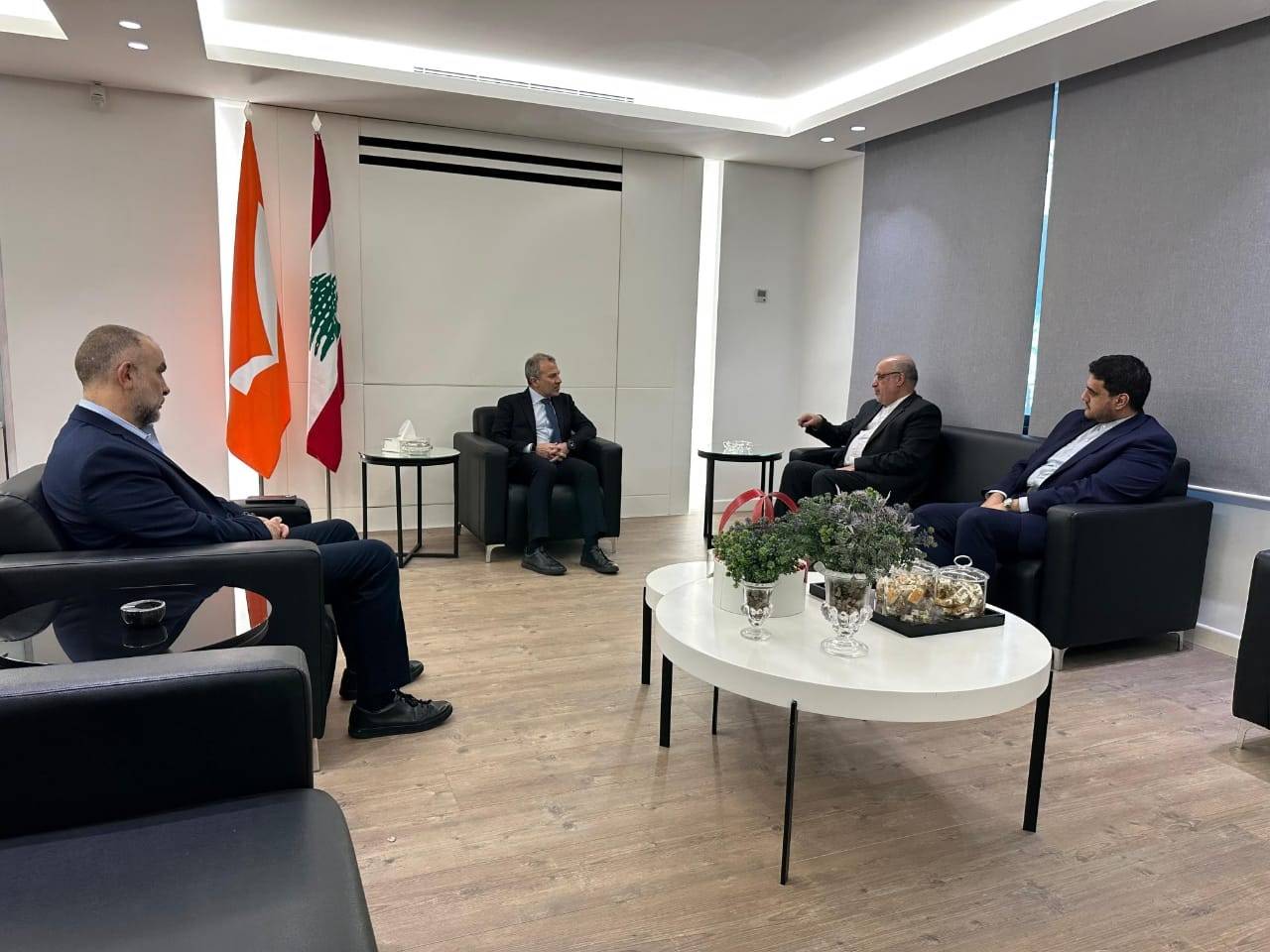 باسيل يلتقي السفير الايراني