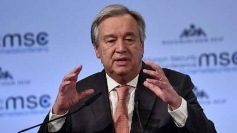 غوتيريش يدعو إيران إلى احترام الحق في التظاهر السلمي