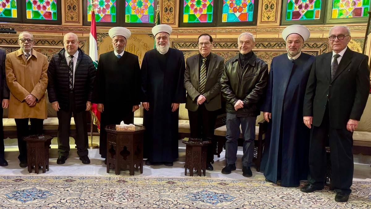 المفتي دريان يستقبل وفداً من المنتدى الاسلامي