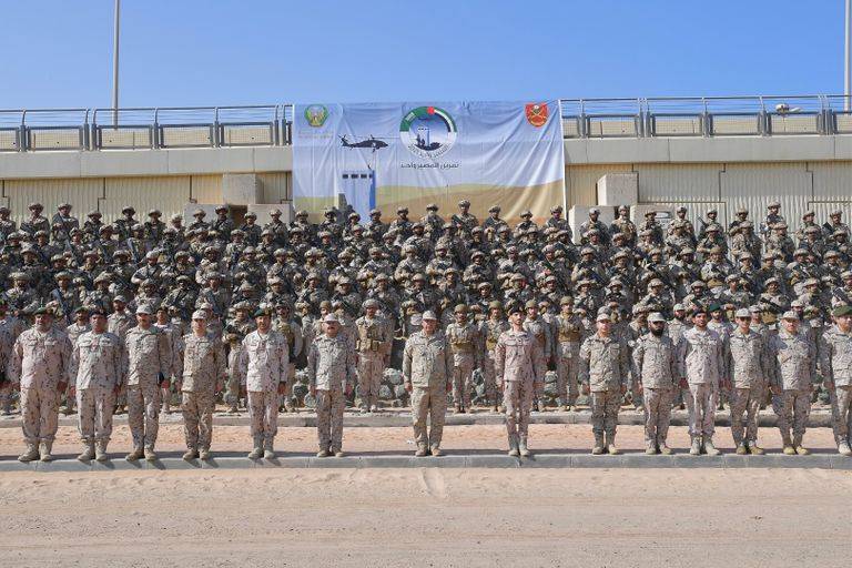 اختتام تمرين عسكري سعودي - إماراتي مشترك